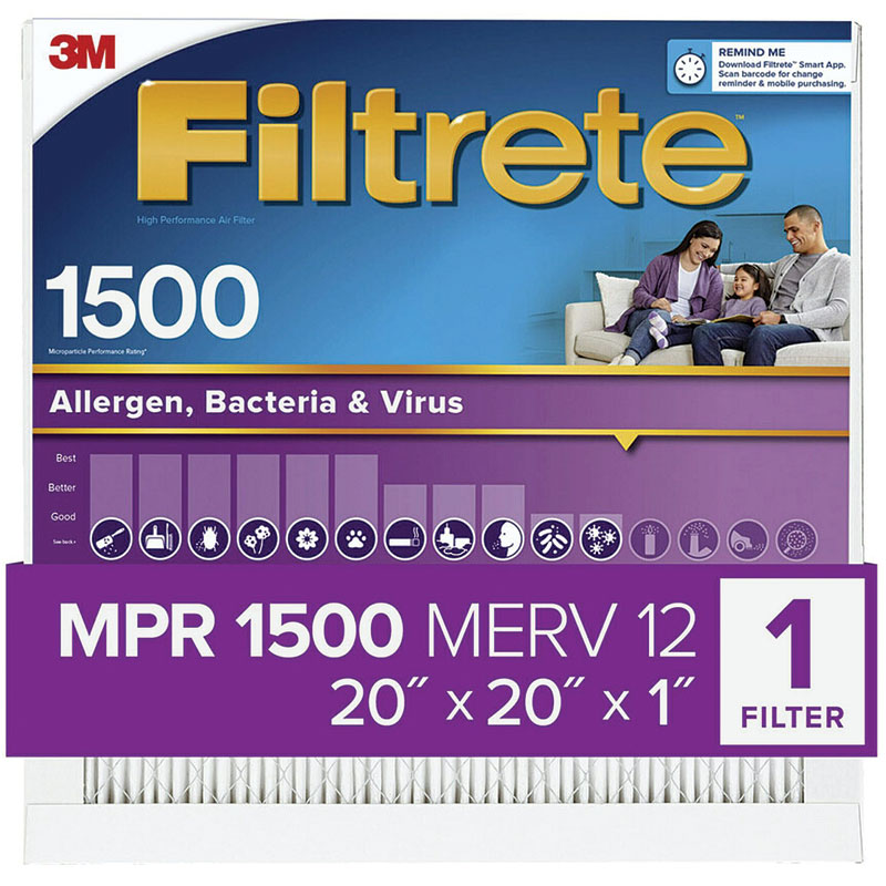 3M® Filtrete™ 3M Filtrete Ultra Allergen Filter, 20" x 20" x 1"