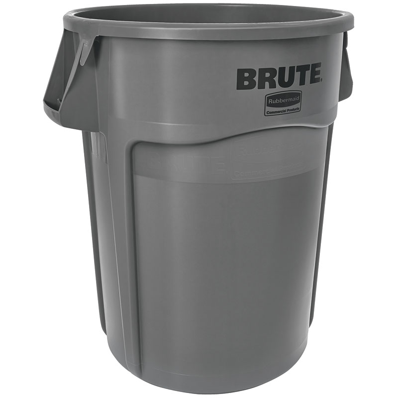 Rubbermaid® BRUTE® 44 Gal. Gray Plastic Garbage Can